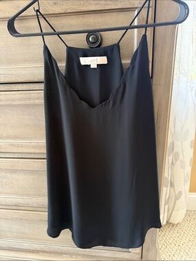 LOFT Black Cami with Spaghetti Straps